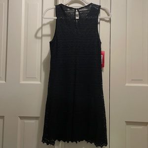 Redhaute black stretch lace dress  size xs